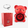 Forever Rose Bear W/ Promise Ring